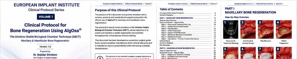 AlgOss clinical protocol — cover, purpose, and treatment planning overview